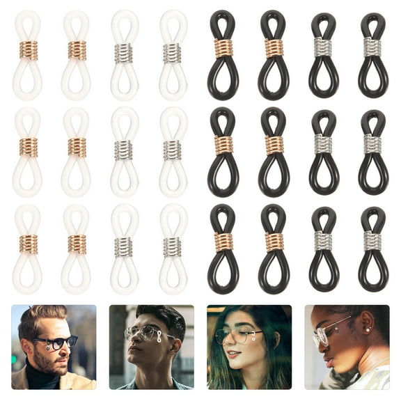 WEAVILUX spectacles cord Glasses Chain Buckle Silicone 100pcs DIY Glasses Wearers Fashion Accessory