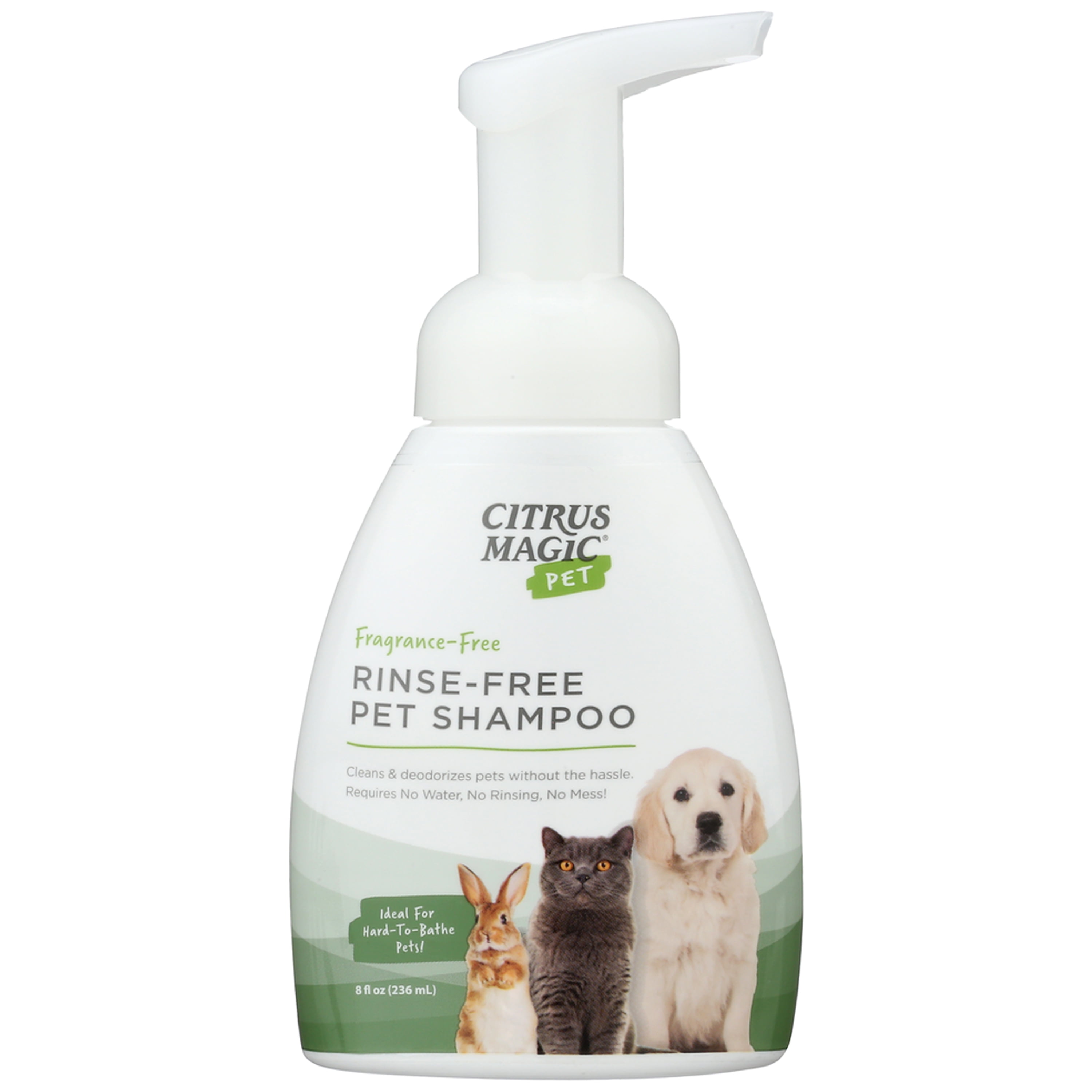 Citrus Magic Pet Rinse-Free Pet Shampoo, 8-Fluid Ounce