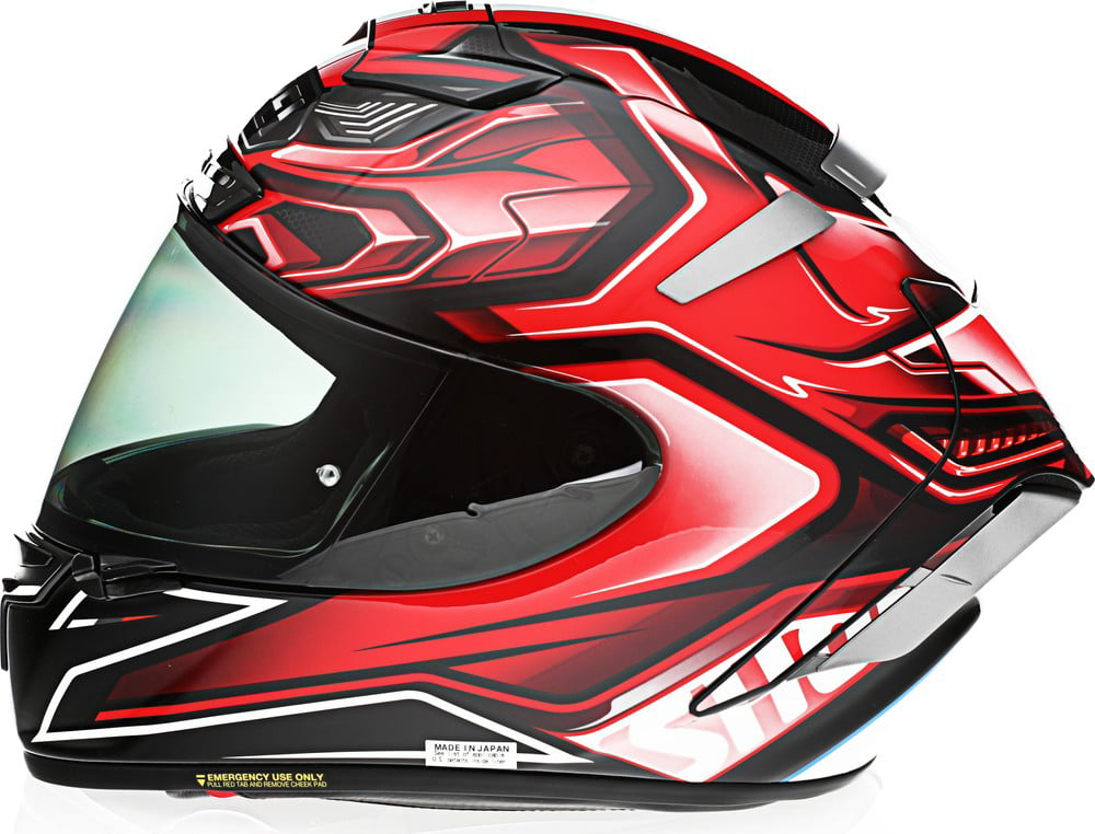 Shoei X-Fourteen Aerodyne Helmet (Large, Red (TC-1))