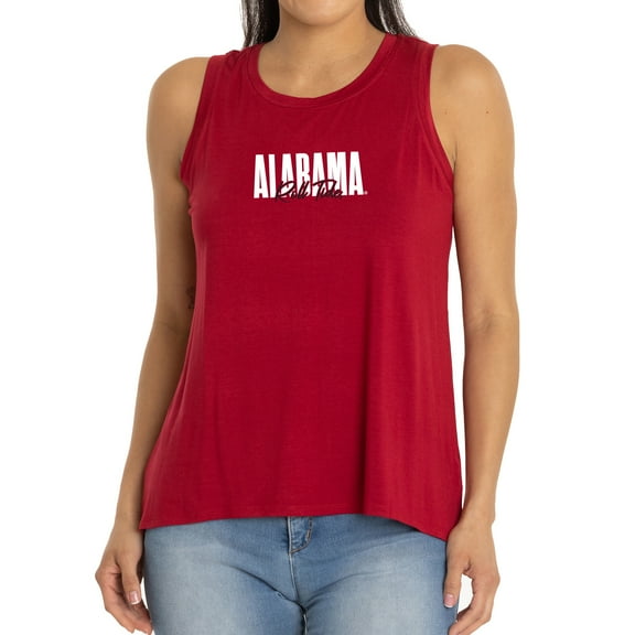 Women's Crimson Alabama Crimson Tide A-Line Hannah High Neck Tank Top