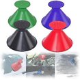 thumbnail image 1 of Ice Scraper Magical Ice Scrapers 4PACK For Car Windshield Windscreen Ice Cone Refuelling with Funnel Snow Shovel, 1 of 5