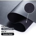 thumbnail image 3 of GHSDFBB Lonnom Leather Desk Pad, Anti-Slip & Waterproof Extended Mouse Pad with Suede Base, Large Keyboard Mouse Mat for Home Office and Decor-Black (35.4×15.7 Inches), 3 of 7