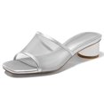 thumbnail image 1 of Mules Slide Sandals Coutgo Mesh con tacón grueso para mujer, 1 of 6