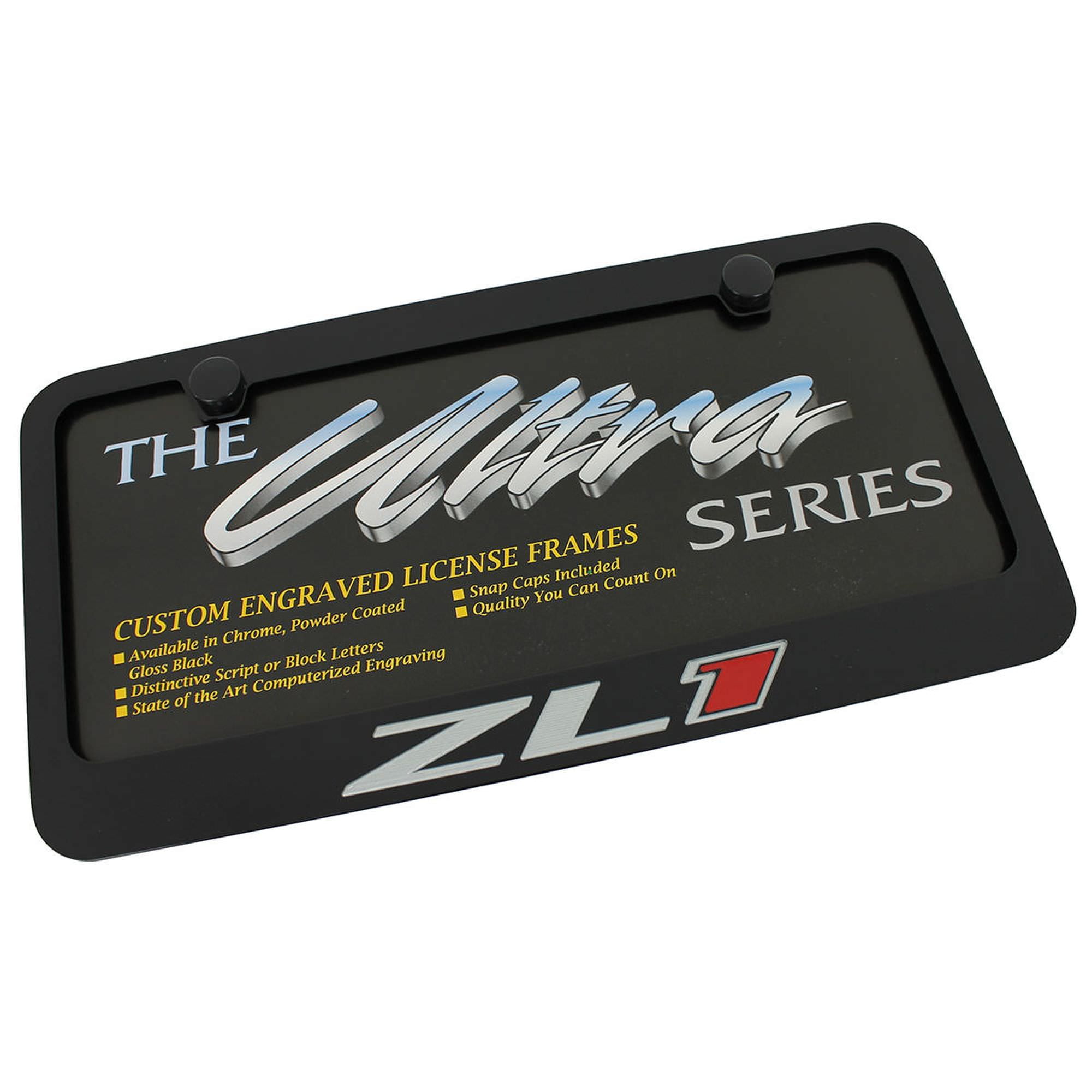 Chevy Camaro ZL1 License Plate Frame (Black)