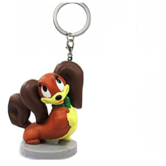 FIFI Ornament 2" Pvc Key Ring Keychain Charm Figurine Mickey Minnie Pet Disney