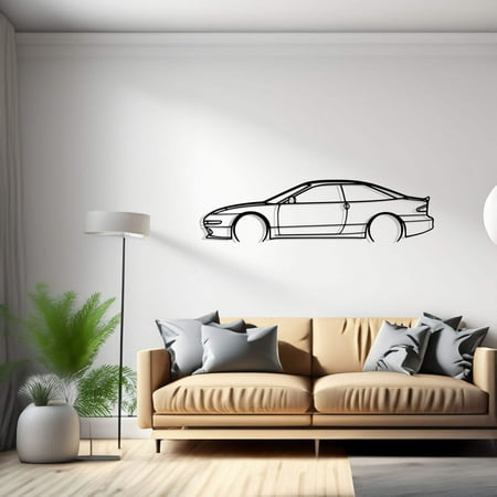 

Probe GT Detailed Car Silhouette Metal Wall Art