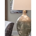 thumbnail image 3 of Bowery Hill Single Glass Table Lamp in Gold & Gray, 3 of 4