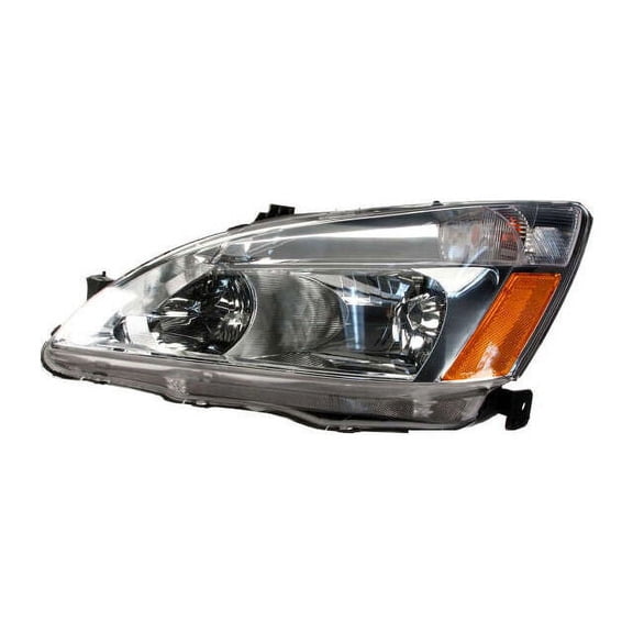 Left Headlight Assembly - Compatible with 2003 - 2007 Honda Accord 2004 2005 2006