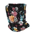 thumbnail image 2 of Vsdgher Hibiscus Rose Slouchy Beanie Hat for Men/Women, Skull Cap Chemo Cap Night Sleeping Cap, 2 of 8