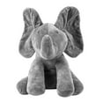 thumbnail image 2 of Jouet en Peluche Bébé Éléphant Peek-a-boo Parlant Chantant Poupée Mignonne Musicale pour Enfants, 2 of 5