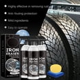 thumbnail image 4 of Iron Eraser Rust Remover Spray Iron Eraser Iron And Rust Remover For Car Wheels And Paint Fast Acting Rust And Brake Remover Automotive Sur 120ml, 4 of 9