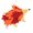 Orange, variant on Ganz Fall Leaf Mouse Ornament - One Ornament 3 Inch, Felt - Leaves Rodent Autumn Er70384-Brown