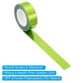 thumbnail image 3 of Uxcell Sparkle Glitter Tape 15mm x 5m, 2 Pack Art Prism Tapes Self-Adhesive Green, 3 of 5