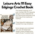 thumbnail image 2 of Leisure Arts 111 Easy Crochet Edgings Pattern Book Shells and Waves, 2 of 7