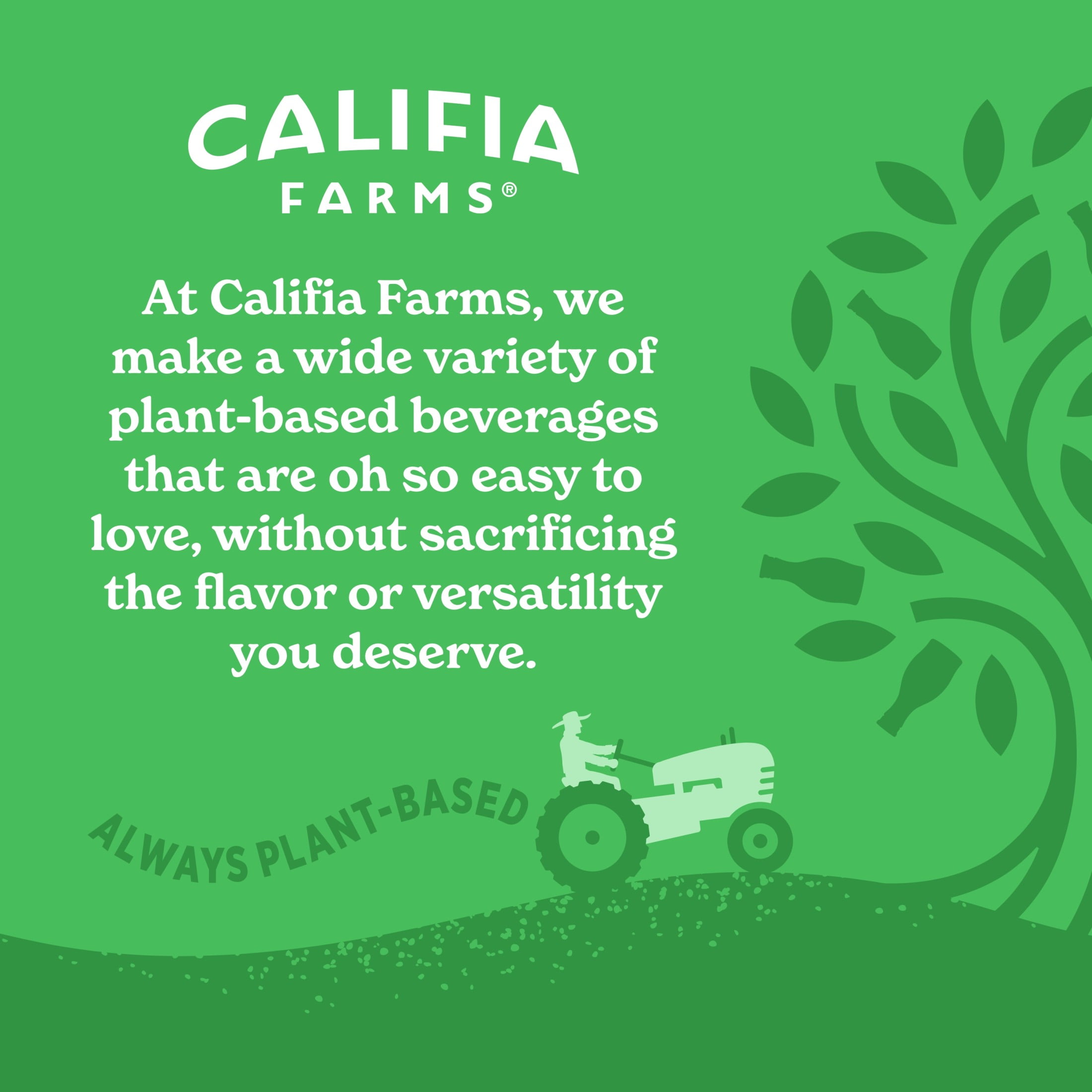 Califia Farms Organic Unsweetened Almond Milk, Refrigerated 48 fl oz Plastic Bottle