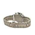 thumbnail image 4 of Alfred Sung Men's Dual Time Silver Date Blue Dial Link Watch, 4 of 5