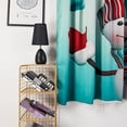 thumbnail image 1 of Cortina de ventana ANGGREK decoración navideña poliéster 140x130 cm, 1 of 8
