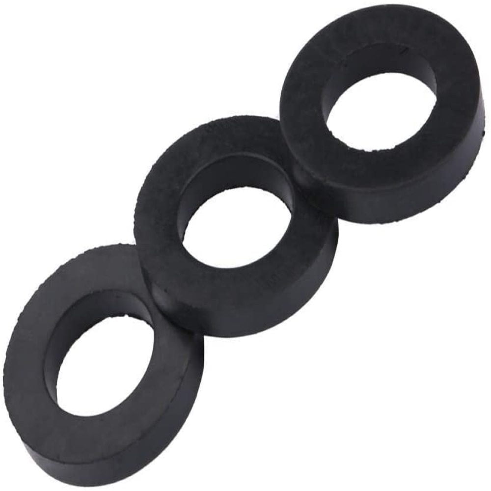 12pcs Flat Rubber Washers Rubber O-Ring Seals Water Pipe Connector Replacement for Faucets and Shower Head 1 inch