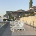thumbnail image 6 of Flash Furniture Monterey Set of 2 Adjustable Adirondack Loungers with Cup Holders- All-Weather Indoor/Outdoor HDPE Lounge Chairs in White, 6 of 13