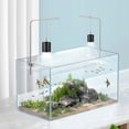 thumbnail image 3 of KAKOWELY 1Set Adjustable Fish Tank Light Rack Aquatic Plant Lighting Holder Silver,15.75"X9.84"X0.2", 3 of 5