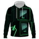 thumbnail image 1 of Sudadera con capucha informal con estampado 3D de tecnología del futuro para hombre y mujer, moda 2024, divertida, con cremallera, 1 of 6