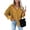 Yellow, variant on Turilly Womens Jackets Ladies Women's Pockets Buttons Long Sleeve Tops Outwear Solid Color Turn-down Collar Jacket Coat