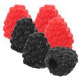 thumbnail image 2 of Miangastore Simulation Raspberry Adornment Vivid Simulation Raspberry Model Plastic 6Pcs Teaching Tool, 2 of 9