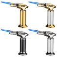 thumbnail image 6 of EGYMEN Metal Lighter, Direct Blast Flameproof Torch, Outdoor Barbecue Kitchen Baking Torch, Rechargeable Adjustable Windproof Alloy Case Butane Torch, 6 of 6
