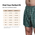 thumbnail image 5 of TIICHOO Men's Incontinence Underwear Washable Reusable Urinary Leak Proof Boxer Shorts with Fly Regular Absorbency 4 Pack (Medium, Green Plaid), 5 of 7