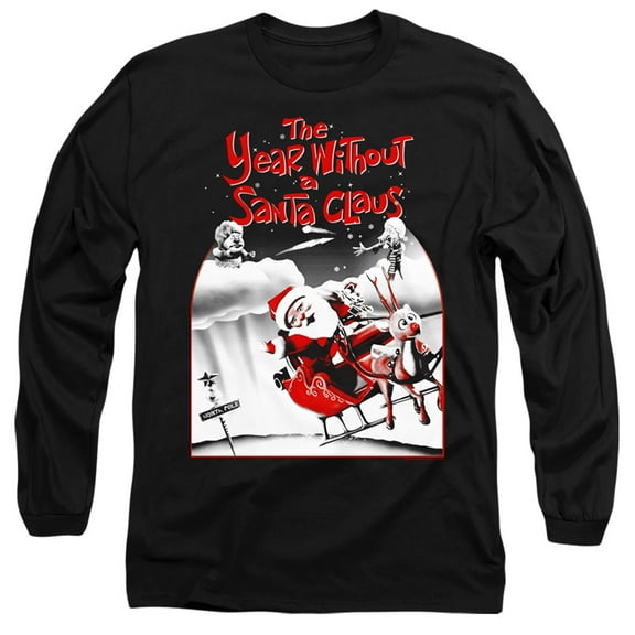 The Year Without A Santa Claus - Santa Poster - Long Sleeve Shirt - Small