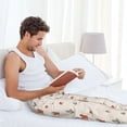 thumbnail image 5 of Bingfone Cute Squirrel Mens All Over Print Sleep Pajama Pants-X-Large, 5 of 5