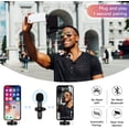thumbnail image 2 of Micrófono Lavalier inalámbrico para teléfono Android, micrófono inalámbrico Plug-Play para grabación, transmisión en vivo, YouTube, TikTok, Facebook, reducción de ruido inteligente,, 2 of 5