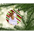 thumbnail image 2 of Carolines Treasures LH9228-CO1 Australian Shepherd Candy Cane Holiday Christmas Ceramic Ornament 3 in multicolor, 2 of 2