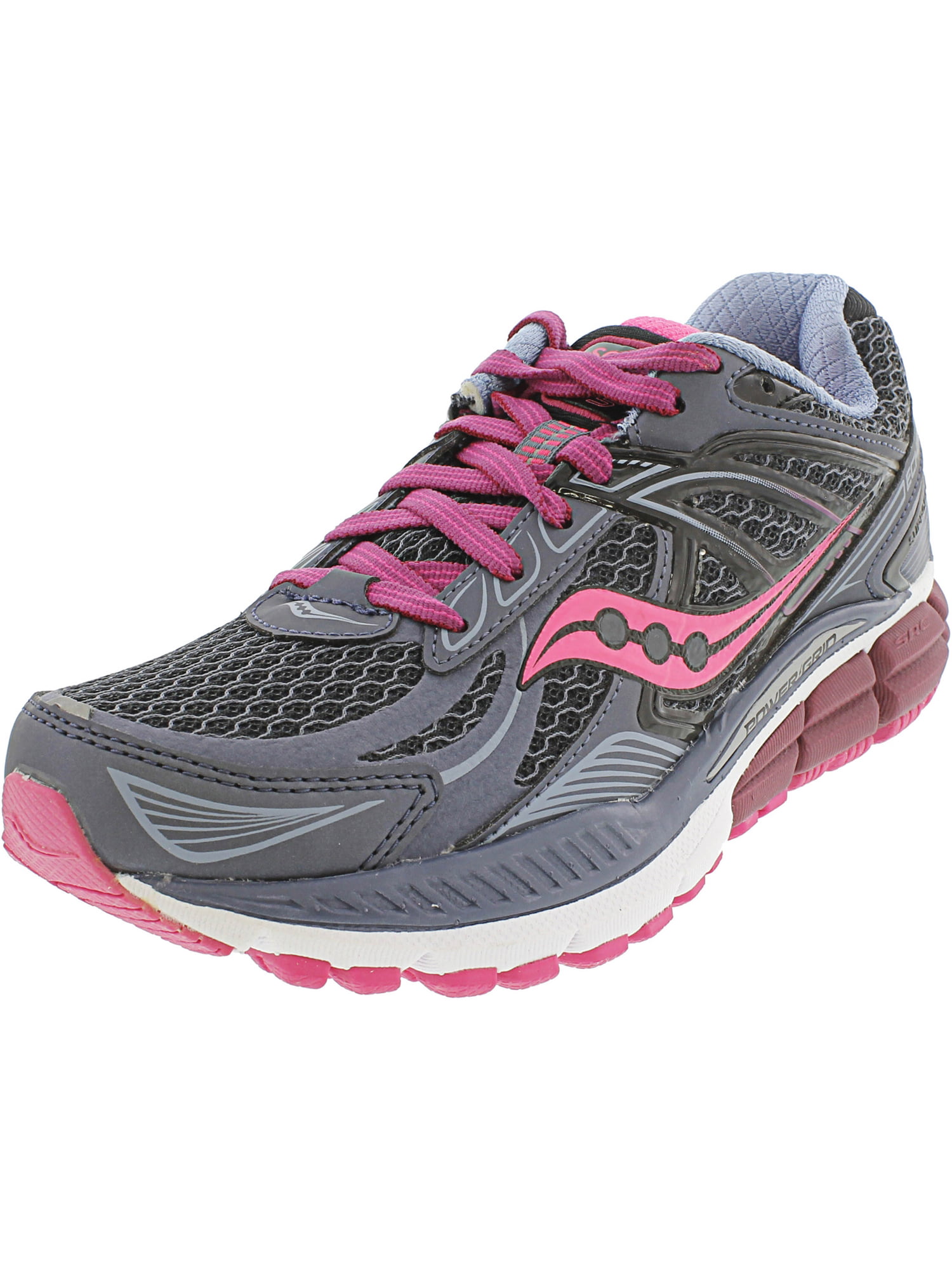 Pink Berry Ankle-High Running Shoe 