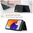 thumbnail image 5 of Back Wallet Case for Samsung Galaxy A73 5G, Detachable Card Slots Holder Kickstand Magnetic Closure Cover with Premium PU Leather Soft Silicone Shockproof Drop Resistant Protective Case,Black, 5 of 10