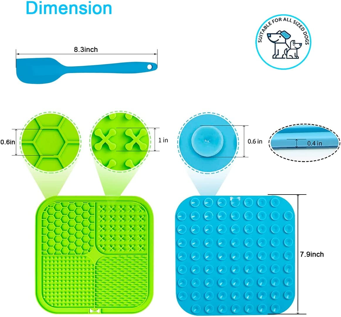 Licking Mat For Dogs And Cats, Premium Lick Mats With Suction Cups For Dog  Anxiety Relief, Cat Lick Pad For Boredom Reducer, Dog Treat Mat Perfect For  Bathing Grooming - Temu