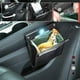 thumbnail image 5 of Cubo de basura de cuero para automóvil a prueba de agua, cubo de basura para automóvil, bolsa de almacenamiento colgante con luz LED para asiento trasero, cubo de basura delantero montado en el, 5 of 9