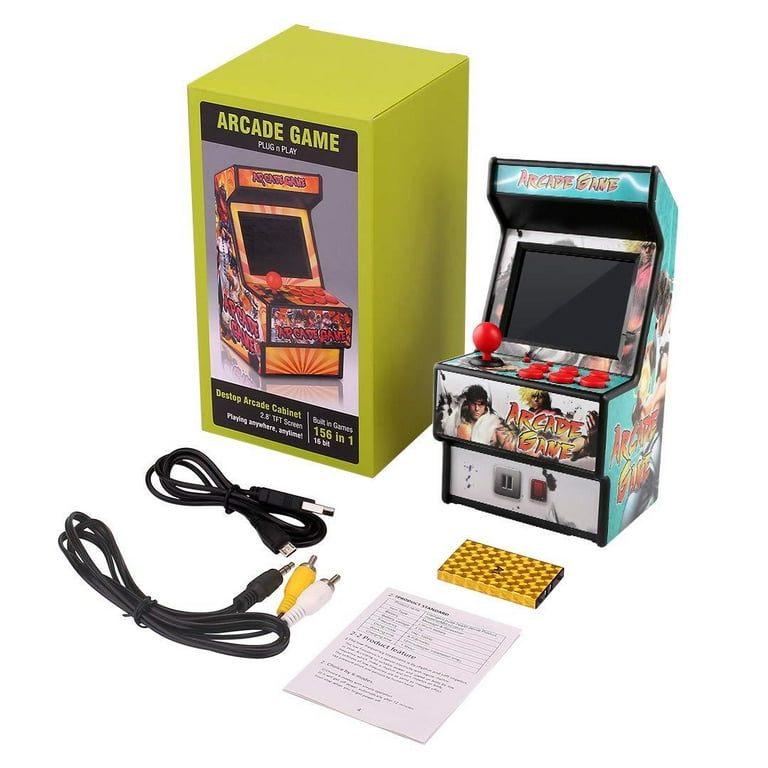 Mini Arcade Game Machine RHAC01 156 Classic Handheld Games Portable Machine  for Kids with 2.8