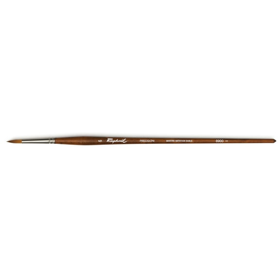Raphael Precision Long Handle Brush, Round, 6