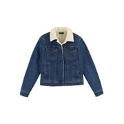 Wrangler® Womens Classic Denim Sherpa Jacket