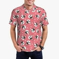 thumbnail image 5 of Wukai French Bulldog Face Men’s Polo Shirts,Quick-Dry Athletic Shirt,Classic Fit Shirts-Large, 5 of 8