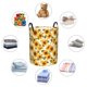 thumbnail image 4 of Balery Modern Elegant Sunflower Cesta de ropa redonda con asas, impermeable, independiente, para ropa, juguetes, dormitorio y familia-Medium, 4 of 6