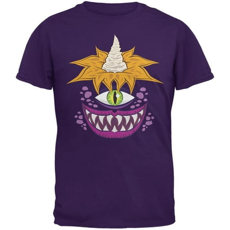 Halloween Flying Purple People Eater Purple Adult T-Shirt