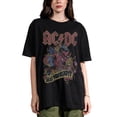 thumbnail image 5 of ACDC Are You Ready Adult Black Heavyweight Oversized T-shirt, 5 of 5