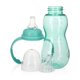 thumbnail image 1 of Botella a Taza Nuby Verde Azulado Ultra Durable Tritan sin Derrames 3 Etapas 10 Onzas, 1 of 6