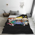 thumbnail image 4 of Manta de franela suave y cálida de Rugrats para dormitorio, sala de estar, dormitorio, todas las estaciones., 4 of 5