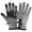 Gray, variant on YAHHU Winter Cycling Gloves Waterproof Windproof Non Slip Warm Full Fingers Touch Screen for Outdoor Sports Running Motorcycle Black L Size 9.45 inches / 24 cm Thermal Gear Active Wear Protective