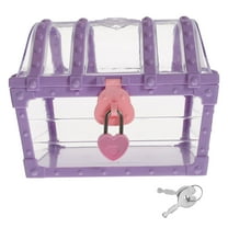 LOLIPPYY Plastic Treasure Chest Box for Pirate Themed Parties, 1 Piece