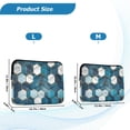 thumbnail image 4 of FORMRS 13"-13.3" Laptop Sleeve Protective Case Soft Carrying Quilted Computer Bag Cover, Dark Blue Hexagon Patterns, 4 of 7