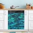 thumbnail image 5 of Coolnut Mermaid Dishwasher Magnet Cover, Magnetic Refrigerator Panel Decal Wash Machine Front Door Decorative Cover for Home Kitchen Farmhouse Decor, 23"x 26", 5 of 6